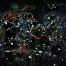 Černá Jitka-Stěna z bublin
