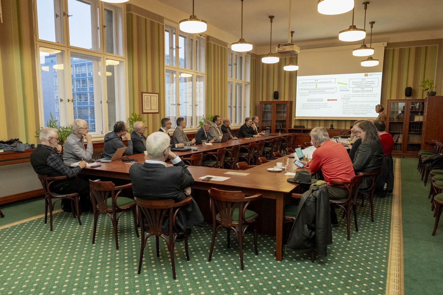 Setkání se zástupci Akademie věd ČR.