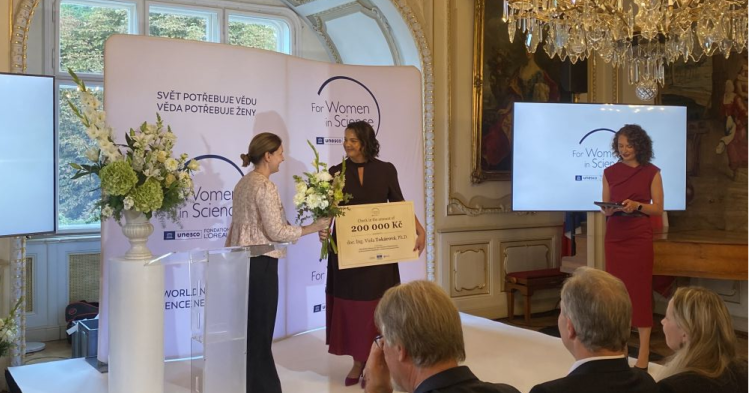 Viola Tokárová z VŠCHT získala ocenění L’Oréal-UNESCO Pro ženy ve vědě