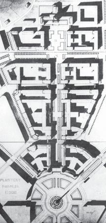 A historical plan for a Campus to be built (by Antonin Engel)