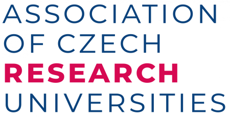 Logo of Association of Czech Research Universities - English version